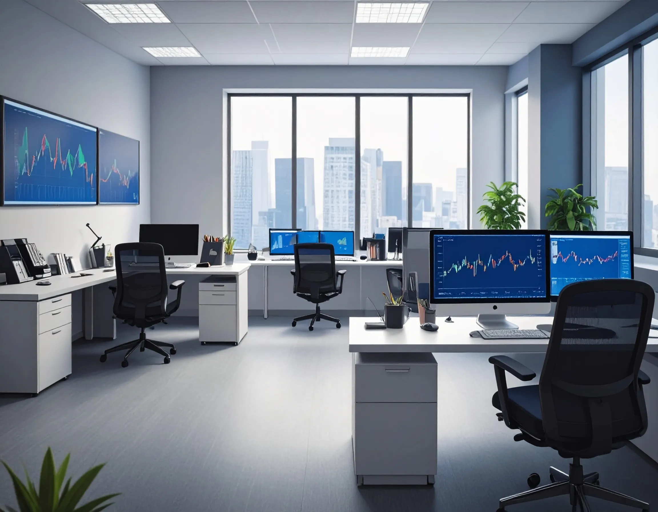 Picture of office space.