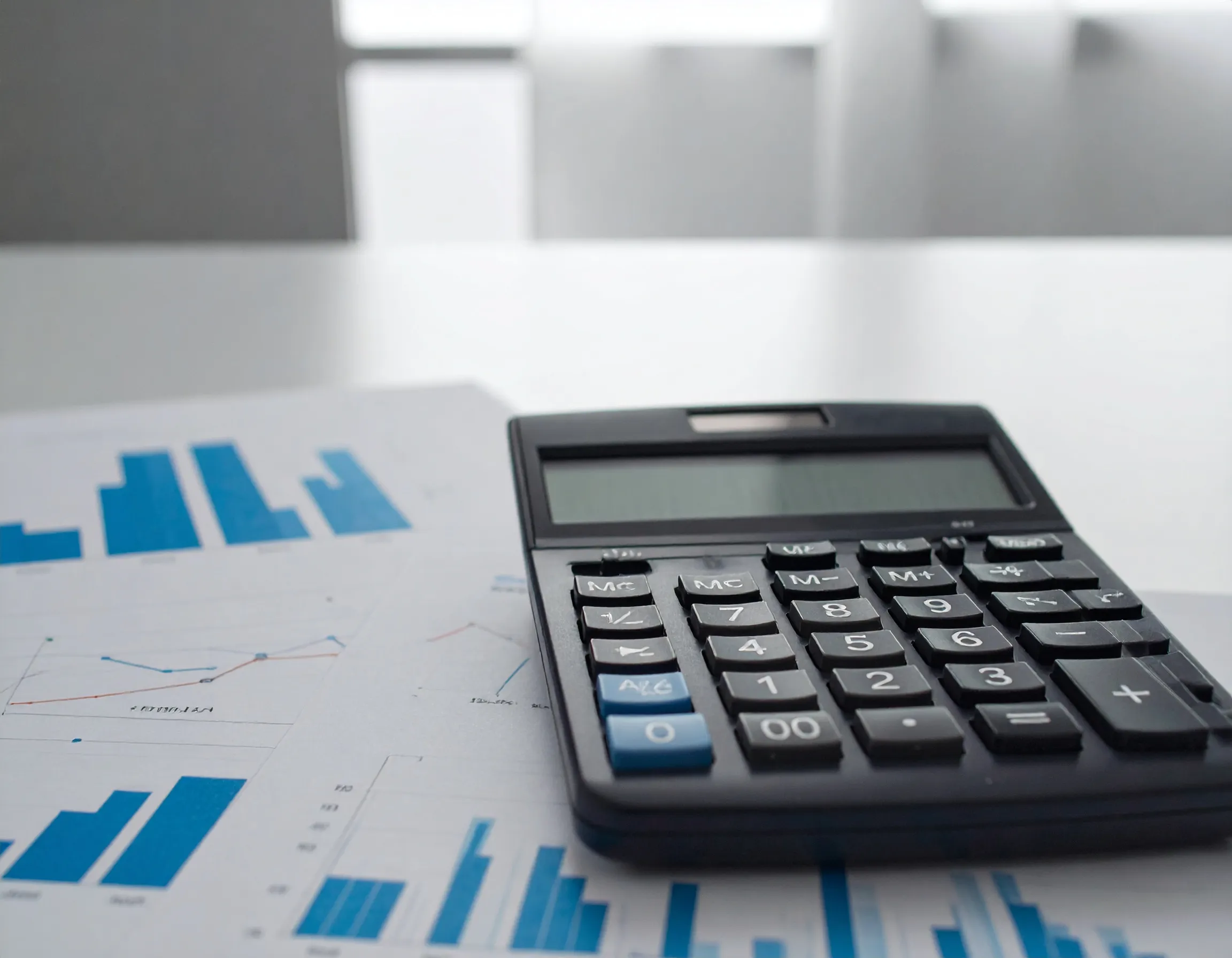 Self Assessment - A calculator & bar charts. 