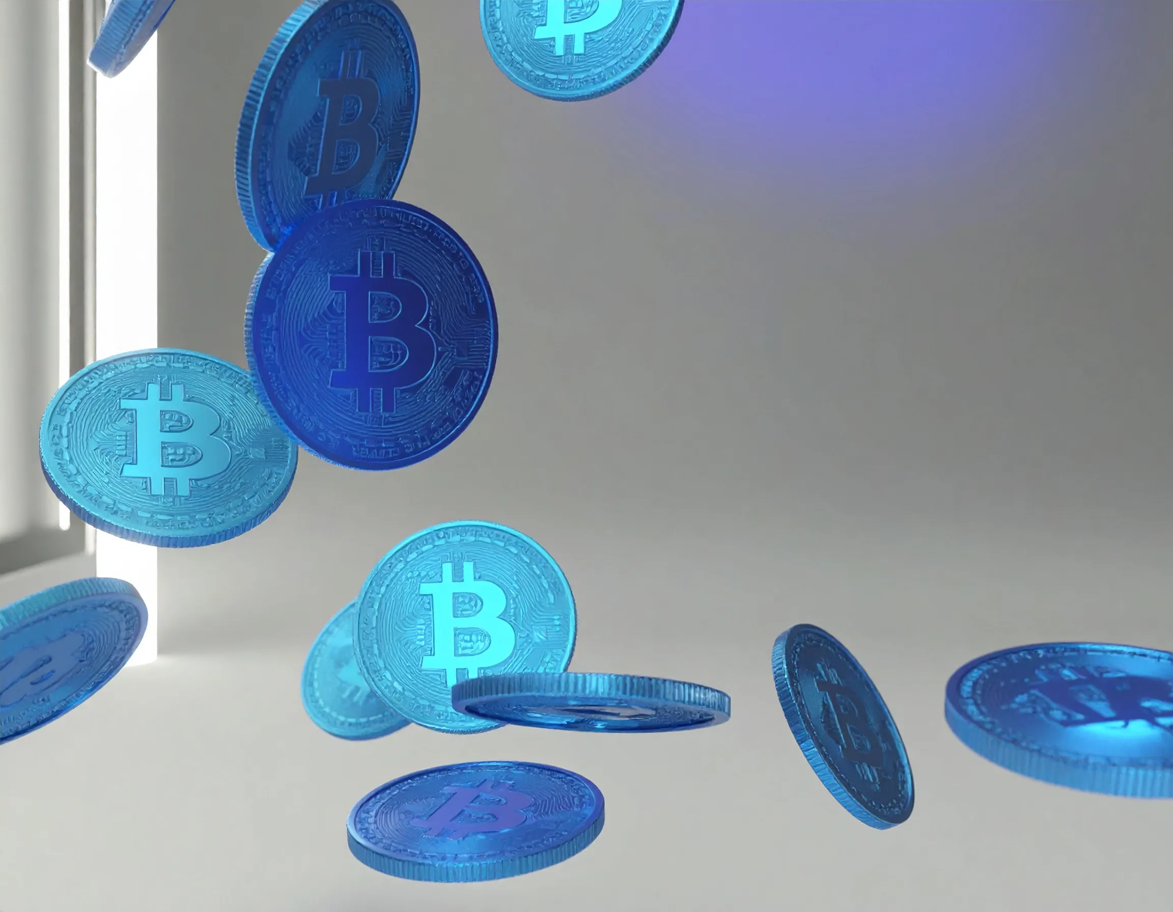 Personal Accounting Services. Some coins floating in the air.