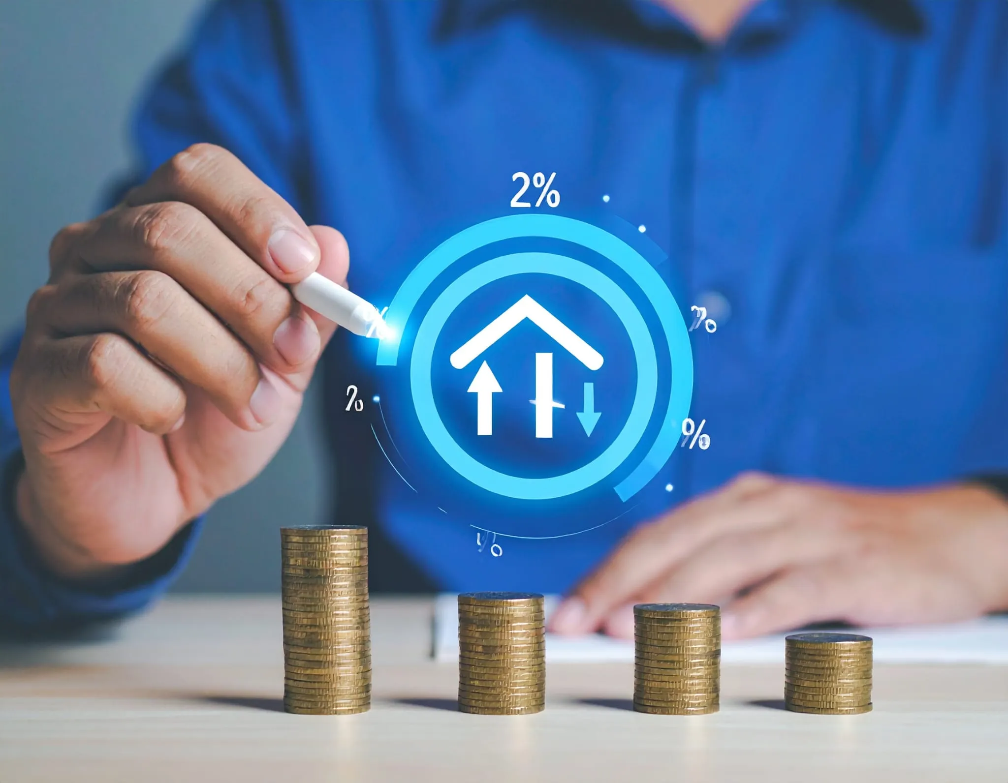 Tax Planning Services. An accountant showcasing tax planning activities.